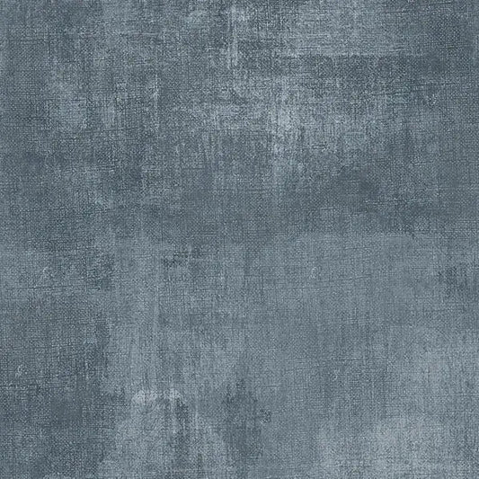 Grey Blue Denim Dry Brush Cotton Wideback Fabric Per Yard