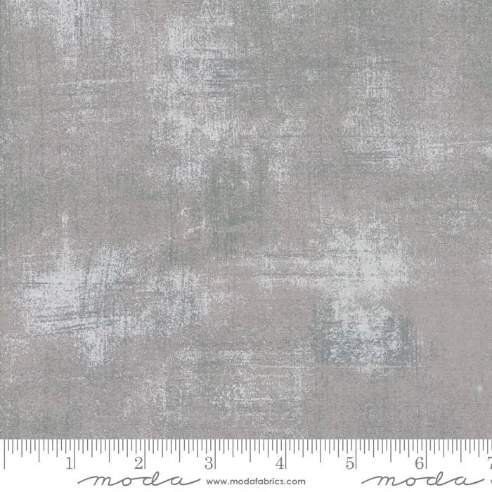 Grey Grunge Basics Silver 44"/45" Per Yard