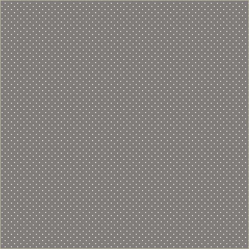 Grey Verona Dots Cotton 44/45 Fabric Per Yard