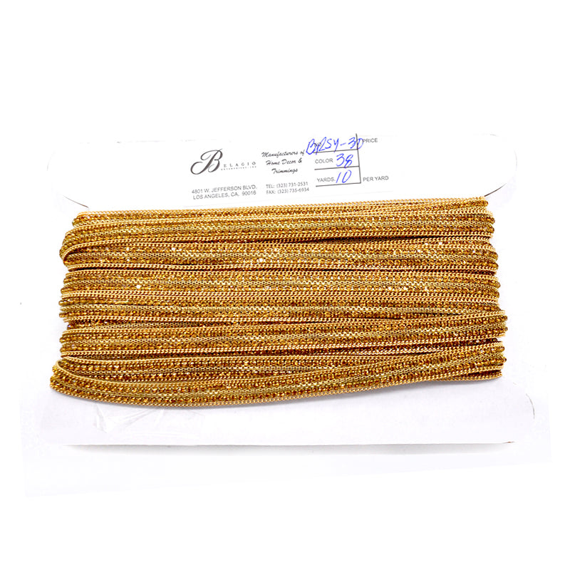 Iron-On Rhinestone Banding - 3/8" Width (20 Yard Roll) - BRSY-30-38