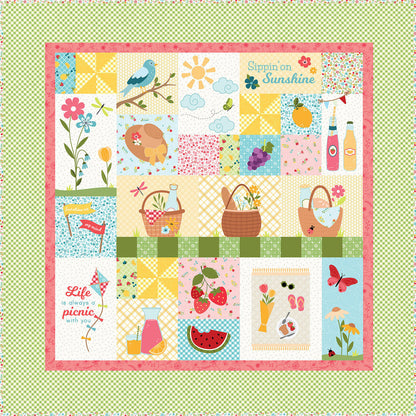 Sippin' On Sunshine Fabric Kit - 100% Cotton