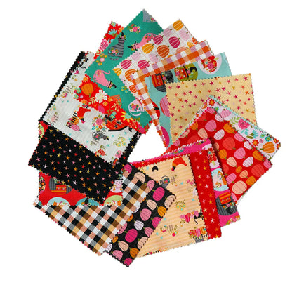 Kitty Loves Candy Poppie Cotton 5" Squares