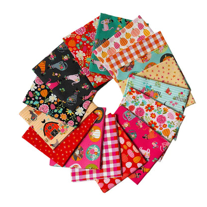 Kitty Loves Candy Poppie Cotton Fat Quarter Bundle