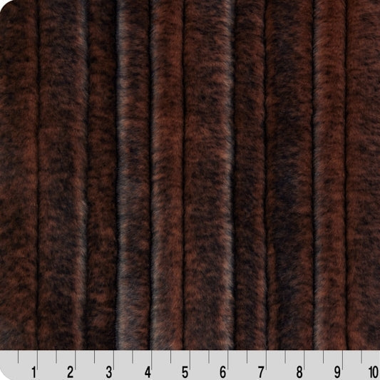 French Roast" Luxe Cuddle Glazed Vienna 58"/60" Fabric per yard