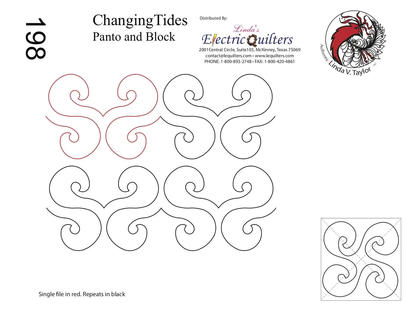 198 Changing Tides Pantograph with Blocks by Linda V. Taylor