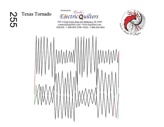 255 Texas Tornado Pantograph by Linda V. Taylor