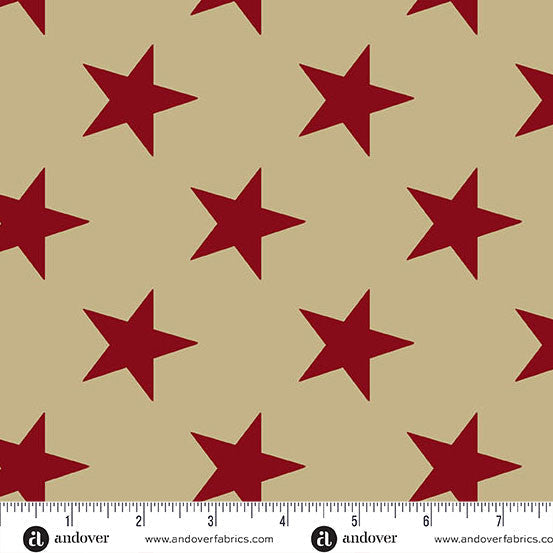 Lace Star Spangled Fredericksburg Revisited 108" Cotton Wideback Fabric per yard