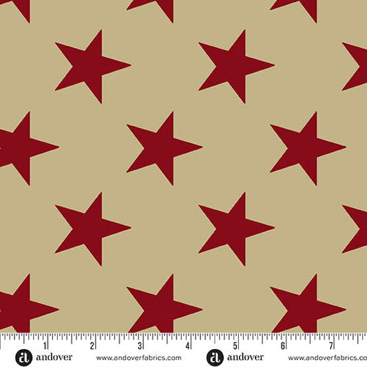 Lace Star Spangled Fredericksburg Revisited 108" Cotton Wideback Fabric per yard