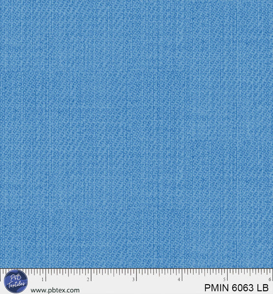 Light Blue Patriotic Minis PMIN-6063-LB Cotton 44/45 Fabric Per Yard