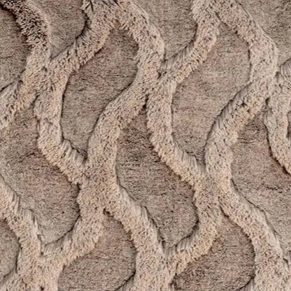 Luxe Cuddle Bunny Bailey Chocolate/Almond Fabric per yard