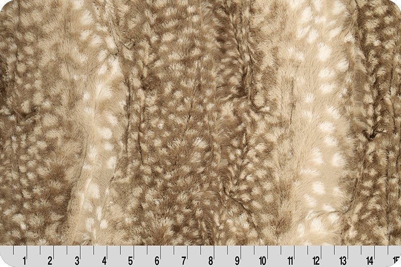 Luxe Cuddle�� Fawn Cappuccino 58/60" Fabric Per Yard