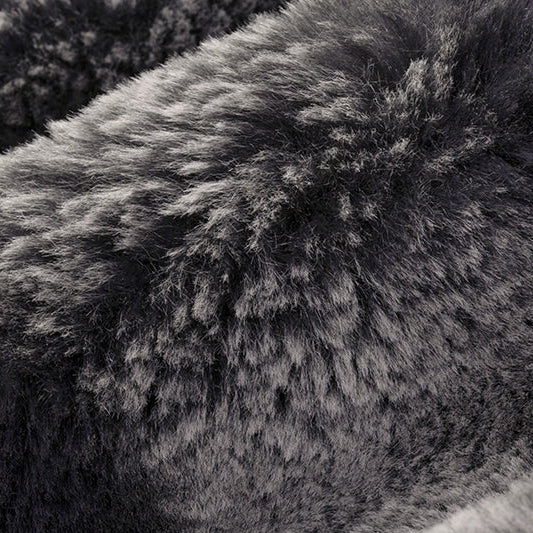 Black Luxe Cuddle Arctic Chinchilla 58"/60" Fabric per yard
