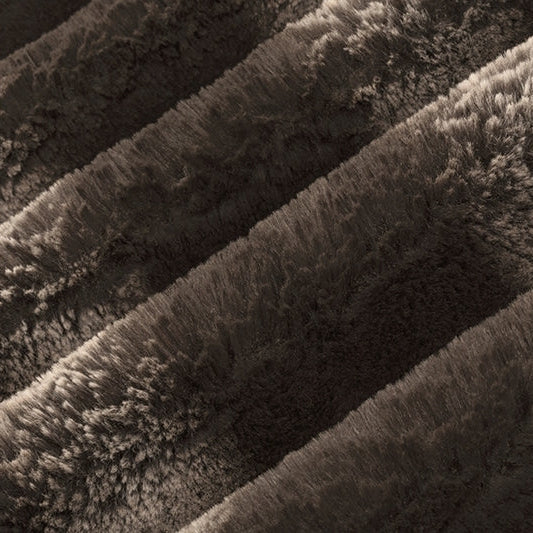 Espresso Luxe Cuddle Arctic Chinchilla 58"/60" Fabric per yard