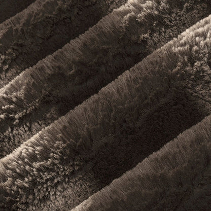 Espresso Luxe Cuddle Arctic Chinchilla 58"/60" Fabric per yard