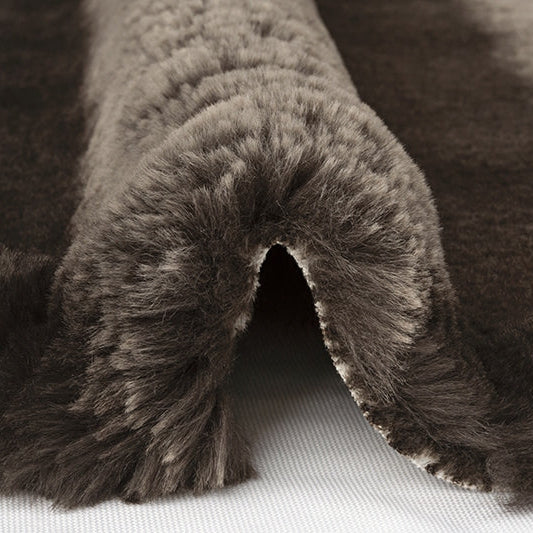 Espresso Luxe Cuddle Arctic Chinchilla 58"/60" Fabric per yard