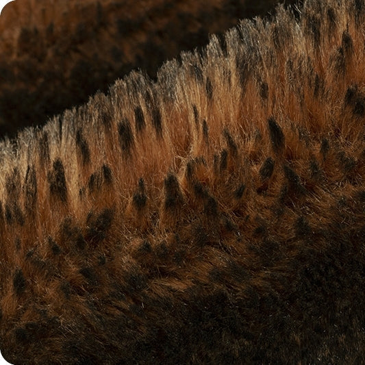 Luxe Cuddle Arctic Fox French Roast" 58"/60" Fabric per yard