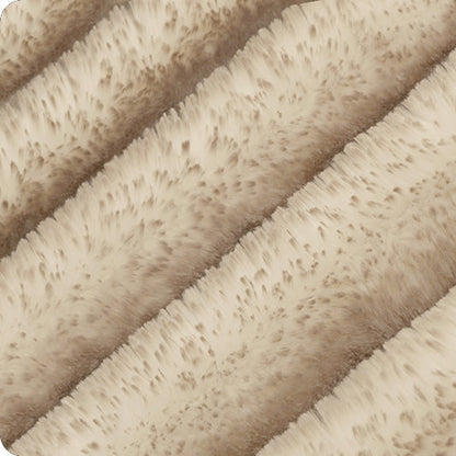 Luxe Cuddle Arctic Fox Sandstone 58"/60" Fabric per yard