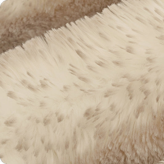 Luxe Cuddle Arctic Fox Sandstone 58"/60" Fabric per yard