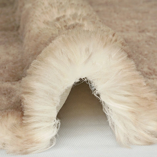 Luxe Cuddle Arctic Fox Sandstone 58"/60" Fabric per yard