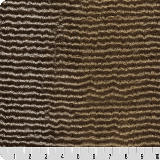 Caramel Luxe Cuddle Arctic Owl 58"/60" Fabric per yard