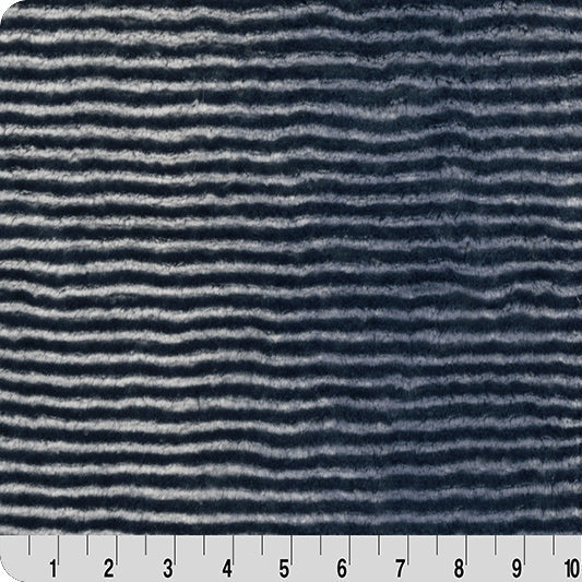 Navy Luxe Cuddle Arctic Owl 58"/60" Fabric per yard