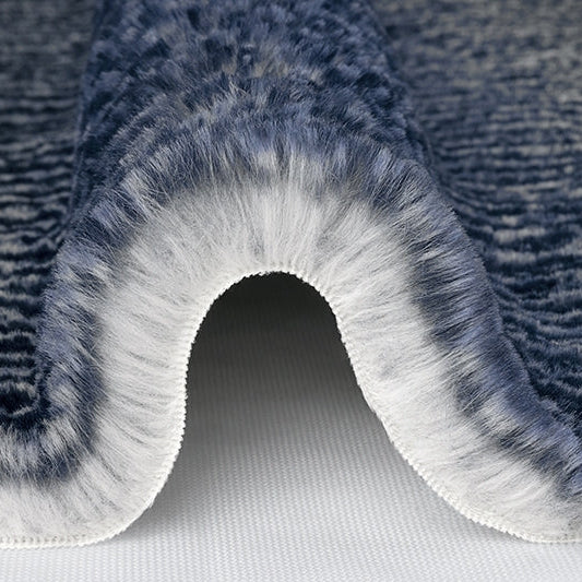 Navy Luxe Cuddle Arctic Owl 58"/60" Fabric per yard