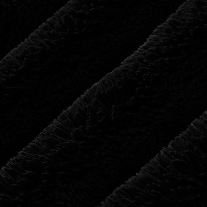 Luxe Cuddle Arctic Rabbit Black 58"/60" Fabric per yard