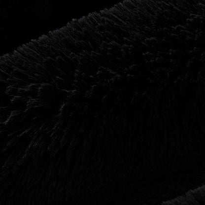 Luxe Cuddle Arctic Rabbit Black 58"/60" Fabric per yard