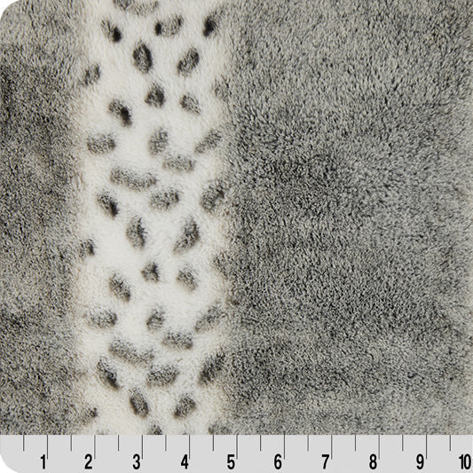 Gunmetal Luxe Cuddle Alaskan Bunny 58"/60" Fabric per yard