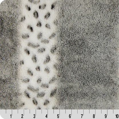Gunmetal Luxe Cuddle Alaskan Bunny 58"/60" Fabric per yard