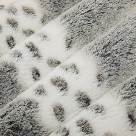 Gunmetal Luxe Cuddle Alaskan Bunny 58"/60" Fabric per yard