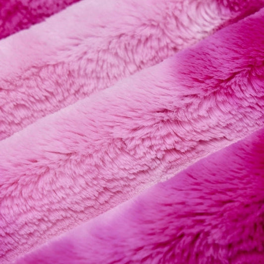 Cerise Luxe Cuddle Fusion Bunny 58"/60" Fabric per yard