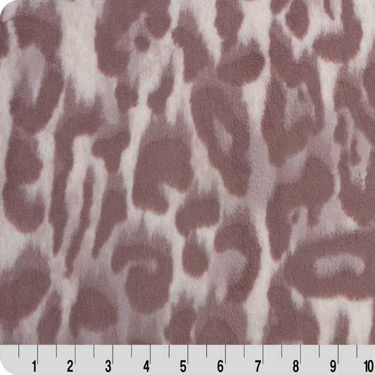 Fig Jam Luxe Cuddle Bunny Jungle Cat 58"/60" Fabric per yard