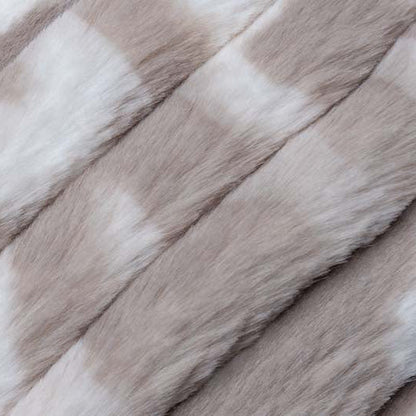 Coconut Cream Luxe Cuddle Bunny Jungle Cat 58"/60" Fabric per yard