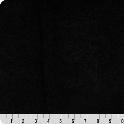 Luxe Cuddle Bunny Lush Black 58"/60" Fabric per yard