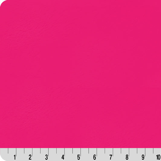 Luxe Cuddle Bunny Lush Think Pink 58"/60" Fabric per yard