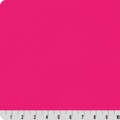 Luxe Cuddle Bunny Lush Think Pink 58"/60" Fabric per yard