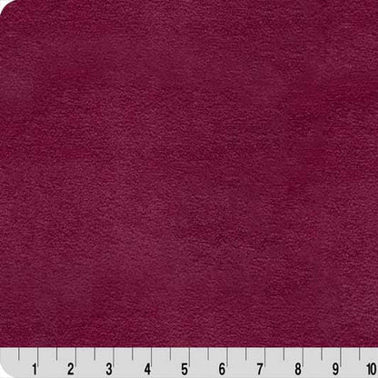 Luxe Cuddle Bunny Black Cherry" 58"/60" Fabric per yard