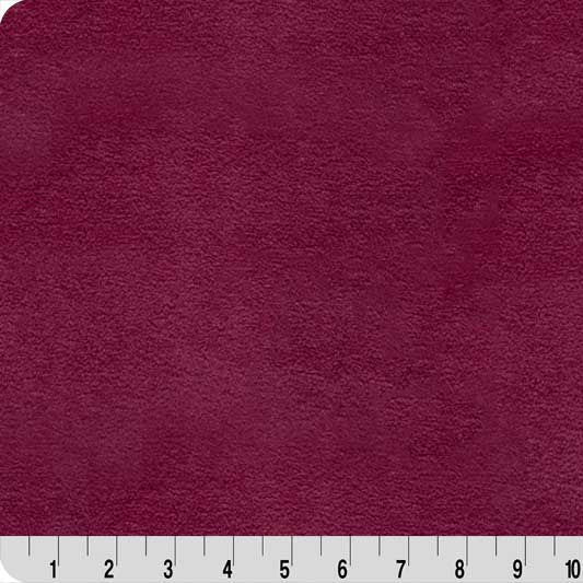 Luxe Cuddle Bunny Black Cherry" 58"/60" Fabric per yard