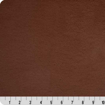 Luxe Cuddle Bunny Mocha 58"/60" Fabric per yard
