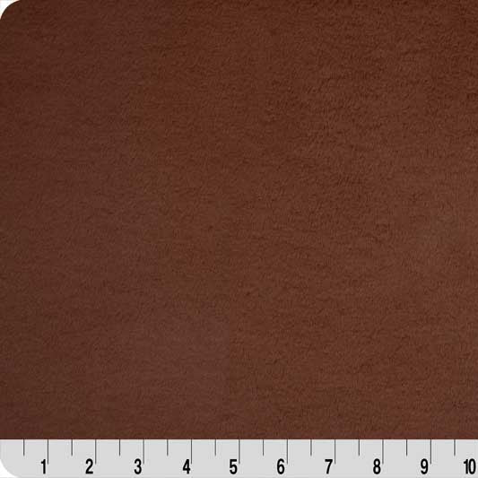 Luxe Cuddle Bunny Mocha 58"/60" Fabric per yard