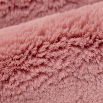 Luxe Cuddle Bunny Peach Quartz 58"/60" Fabric per yard