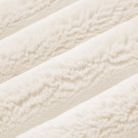 Luxe Cuddle Bunny Pearl 58"/60" Fabric per yard