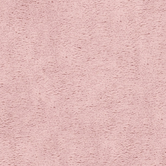 Luxe Cuddle Bunny Rosewater 58"/60" Fabric per yard