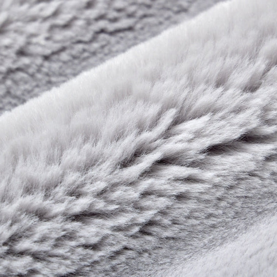 Luxe Cuddle Bunny Silver 58"/60" Fabric per yard