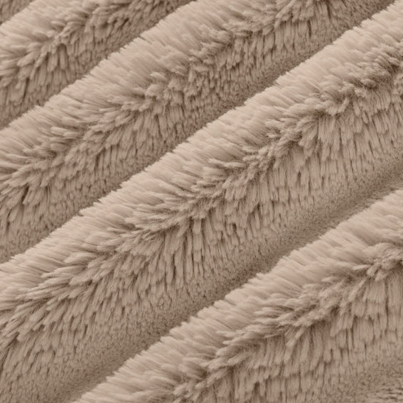 Luxe Cuddle Bunny Simply Taupe 58"/60" Fabric per yard