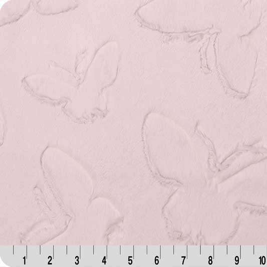 Luxe Cuddle Butterfly Tutu Pink 58" - 60" Fabric per yard