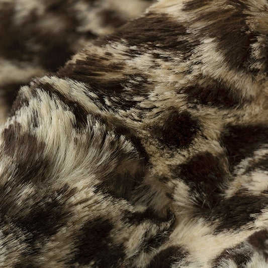 Chocolate Luxe Cuddle Cheetah 58"/60" Fabric per yard