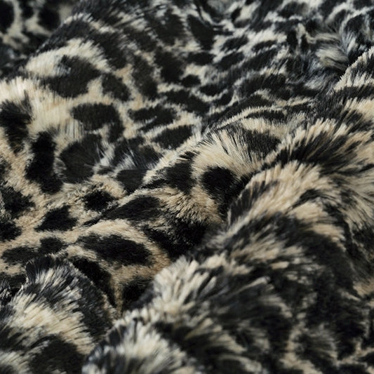 Taupe Luxe Cuddle Cheetah 58"/60" Fabric per yard