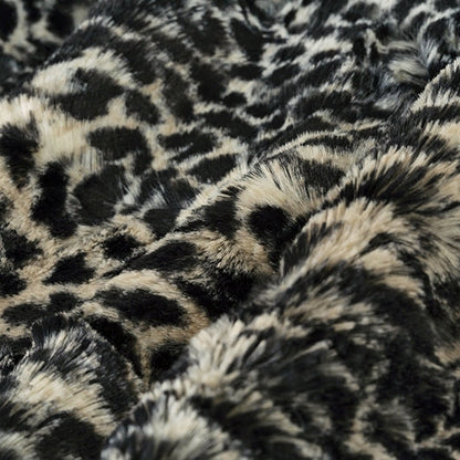 Taupe Luxe Cuddle Cheetah 58"/60" Fabric per yard